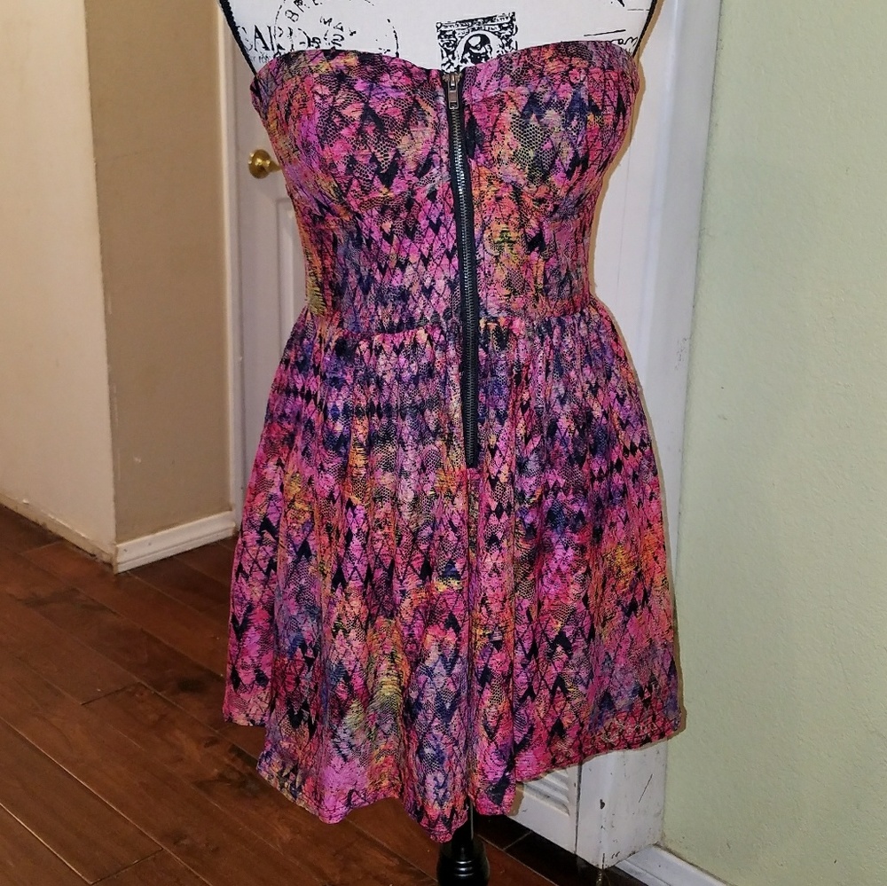 Material Girl large strapless dress